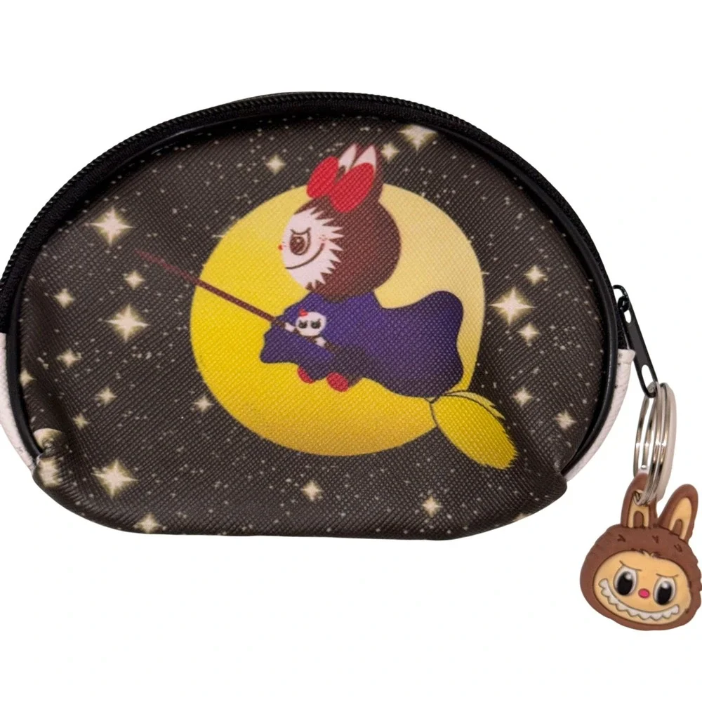 Cute Cartoon Character Coin‎ Purse Pouch With Keychain